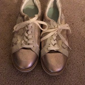Metallic Gold BeBe Sneaker